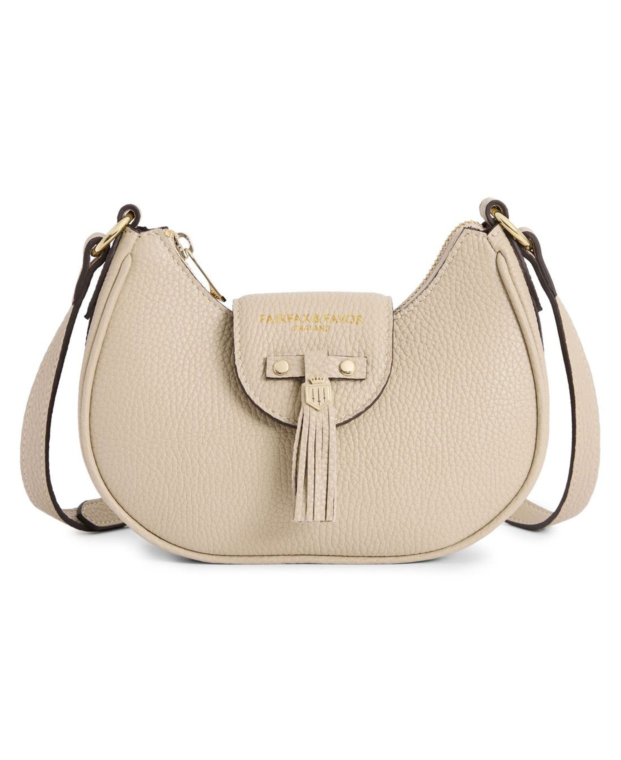 Micro Windsor Cross Body Leather - Stone