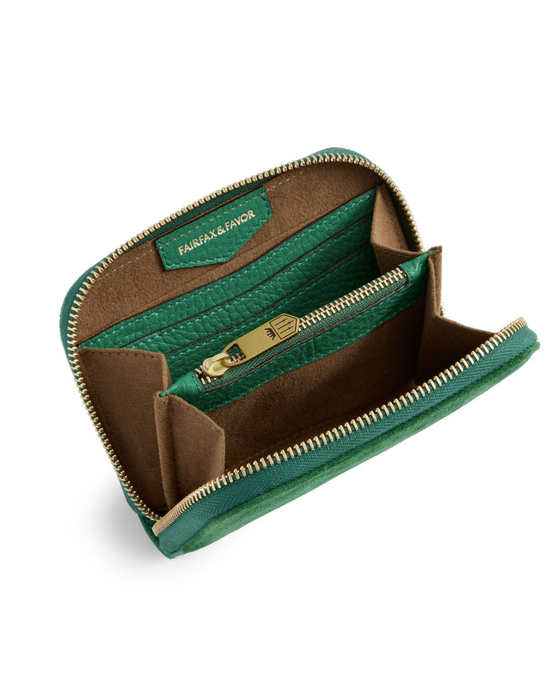 Mini Salisbury Purse Suede - Clover Green