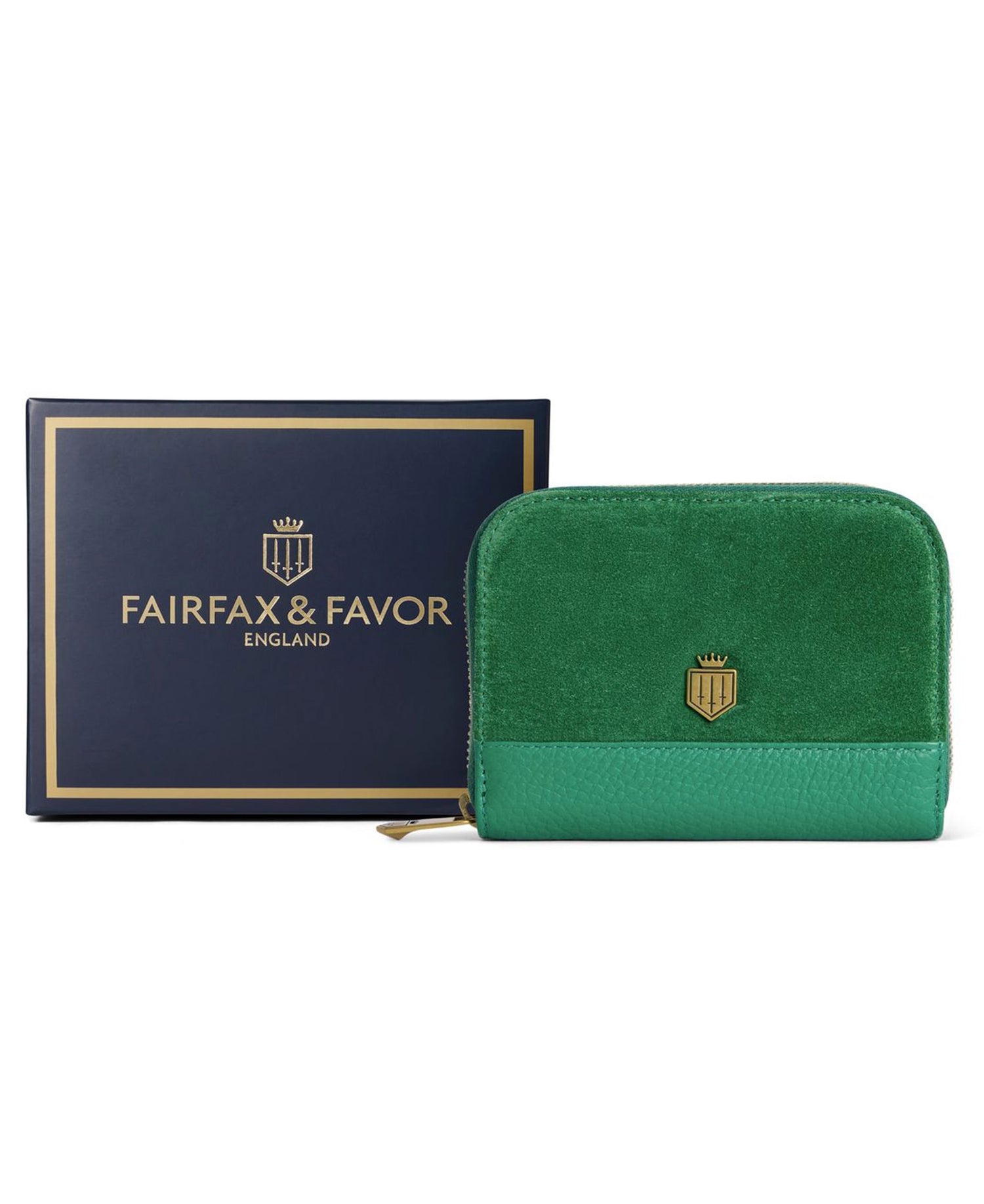 Mini Salisbury Purse Suede - Clover Green