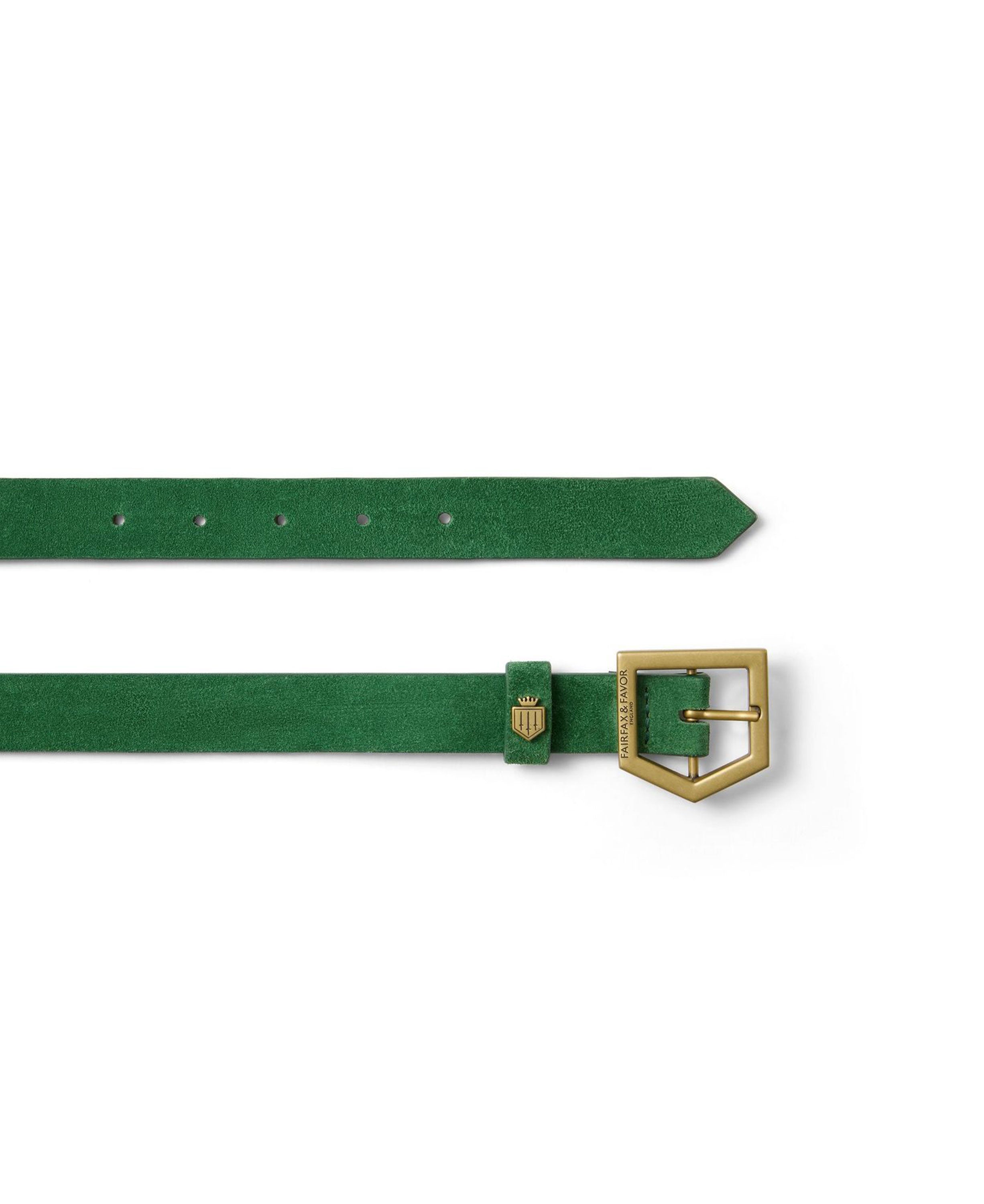Sennowe Belt Suede - Clover Green