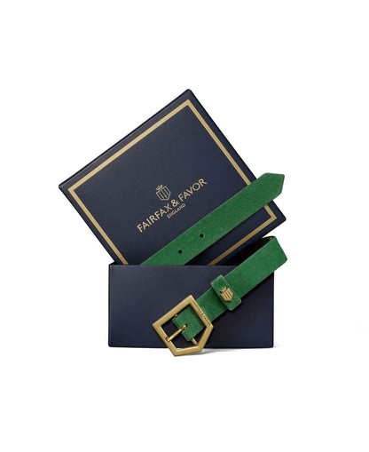 Sennowe Belt Suede - Clover Green