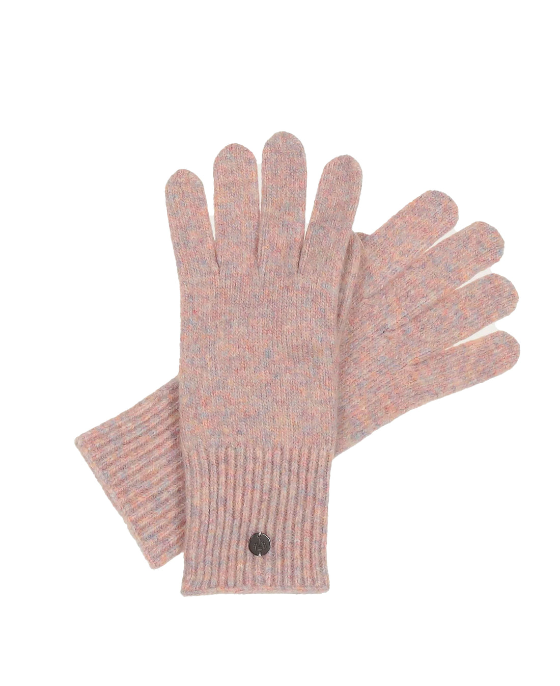Knitted Wool-Blend Gloves - Pale Rose