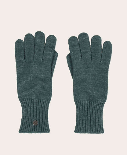 Knitted Wool-Blend Gloves - Crystal Teal