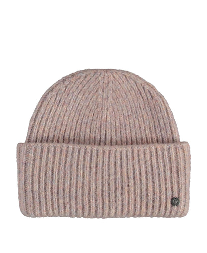 Knitted Wool-Blend Beanie - Pale Rose