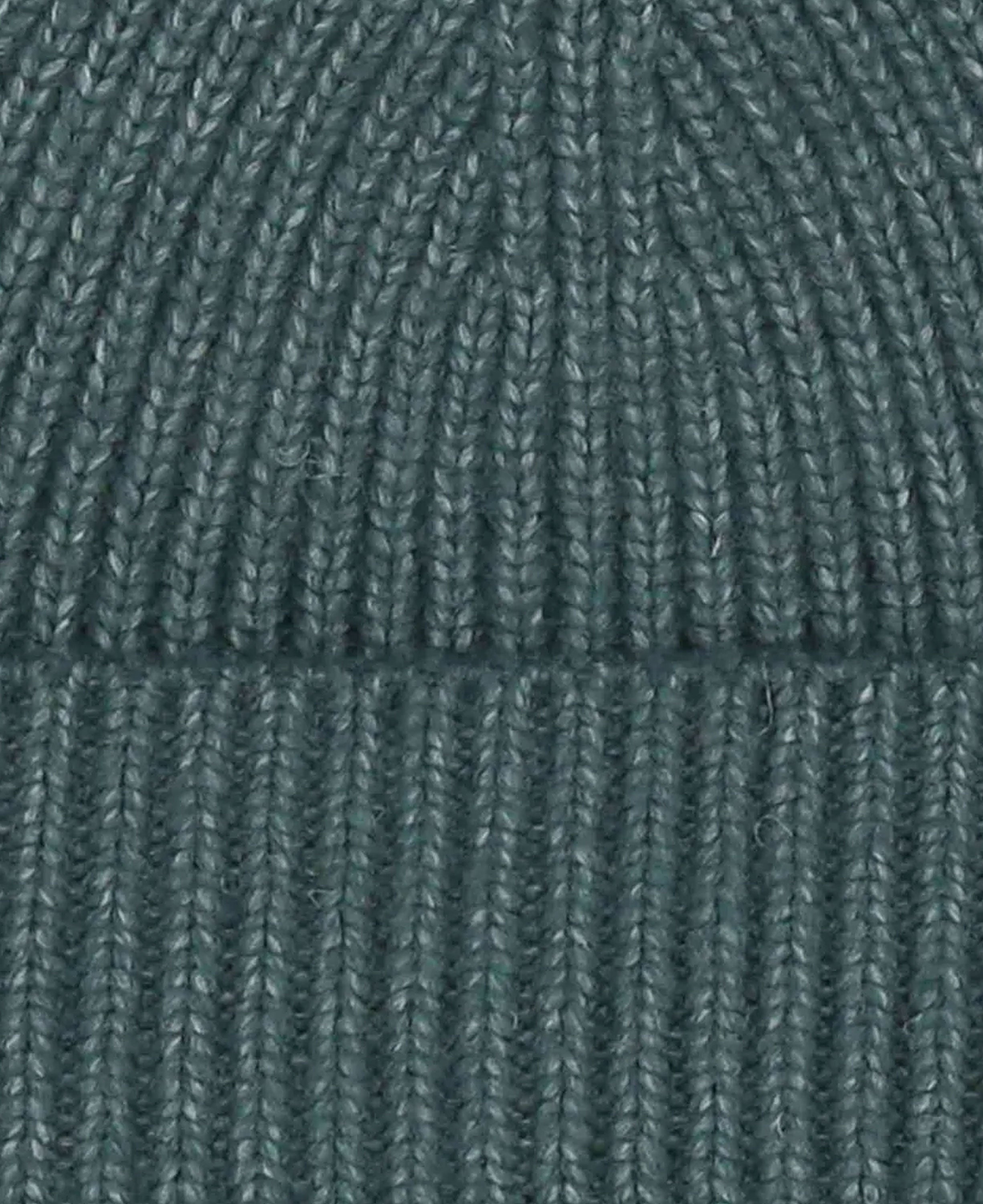 Knitted Wool-Blend Beanie - Crystal Teal