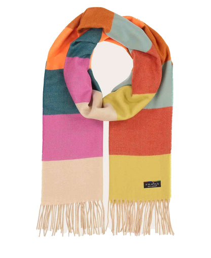 Cashmink Scarf - Multicoloured Striped