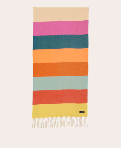 Cashmink Scarf - Multicoloured Striped