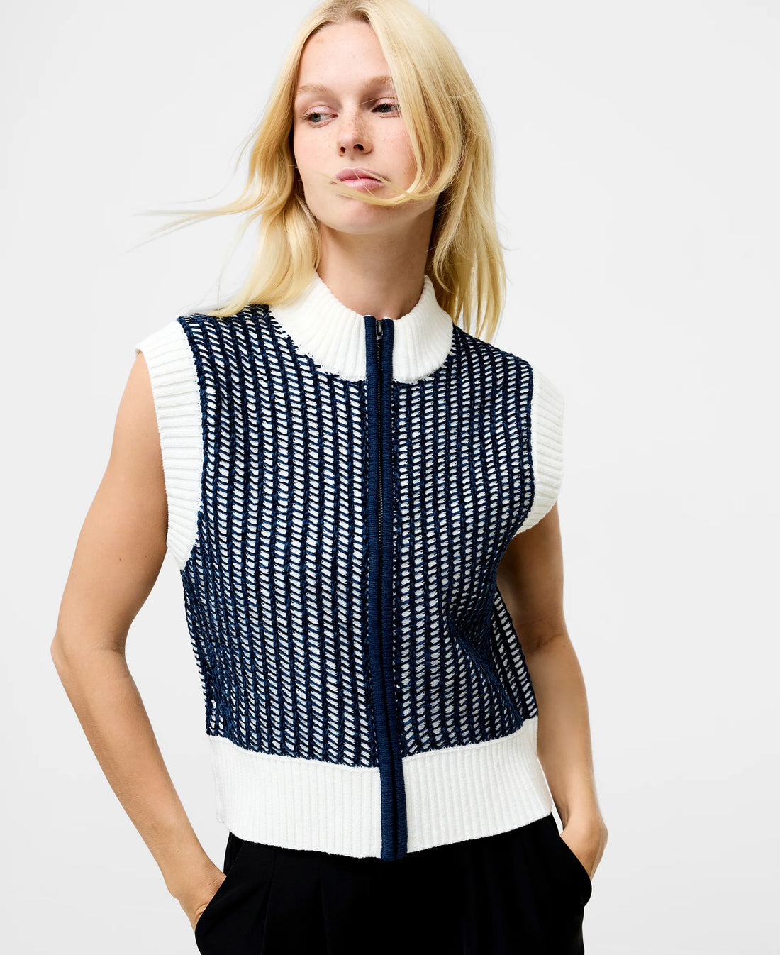 Klara Slvlss Jumper - Navy Winter White