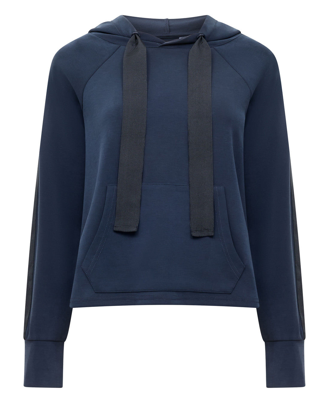 Wren Trim Detail Hoodie - Navy/Black