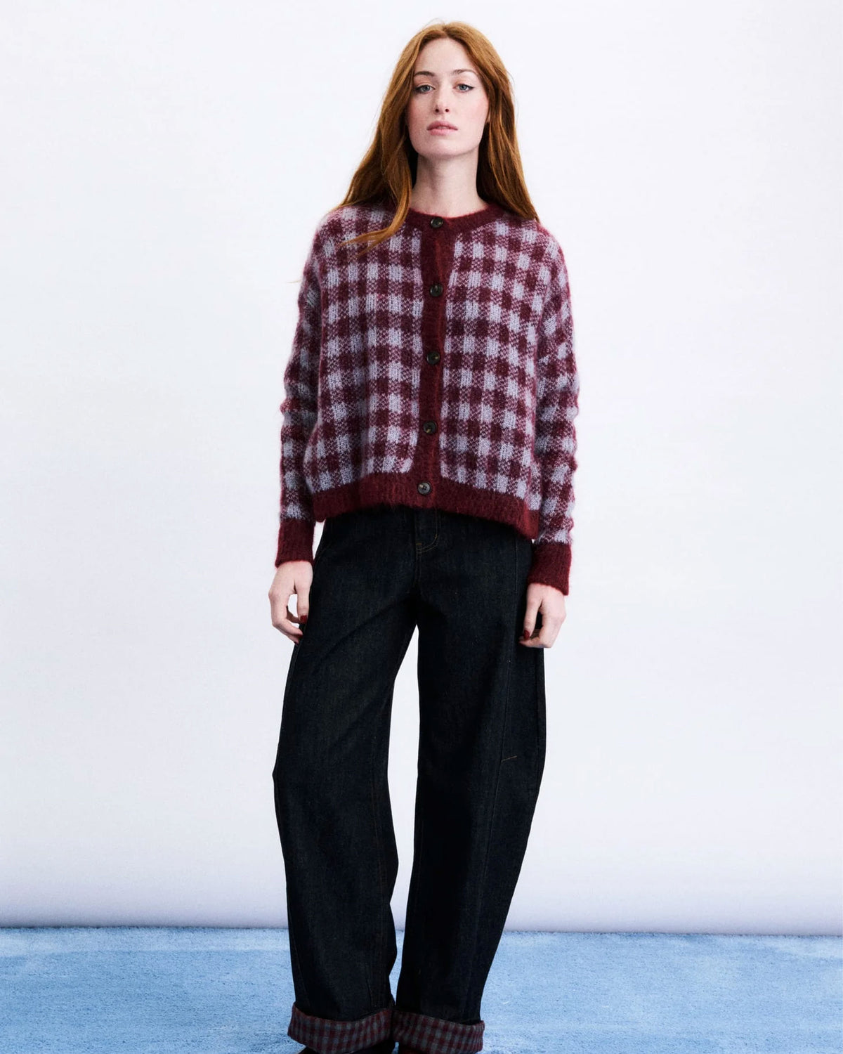 Aomori Cardigan - Bordeaux