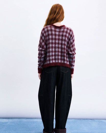 Aomori Cardigan - Bordeaux