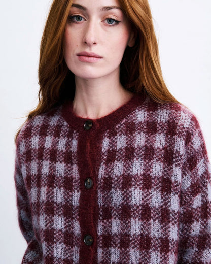 Aomori Cardigan - Bordeaux