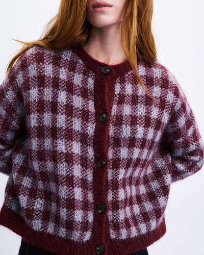 Aomori Cardigan - Bordeaux