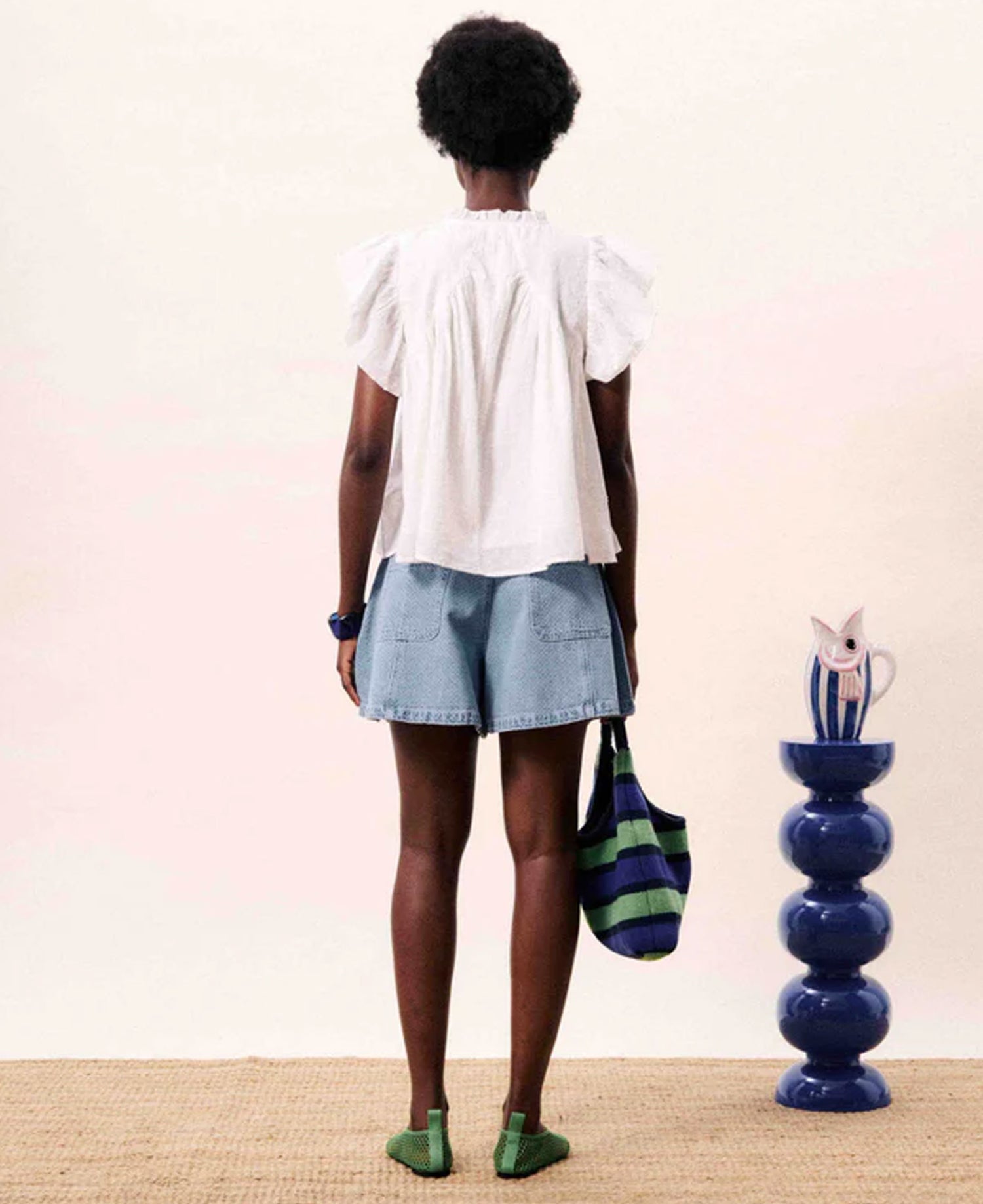 Detiana Blouse - Blanc