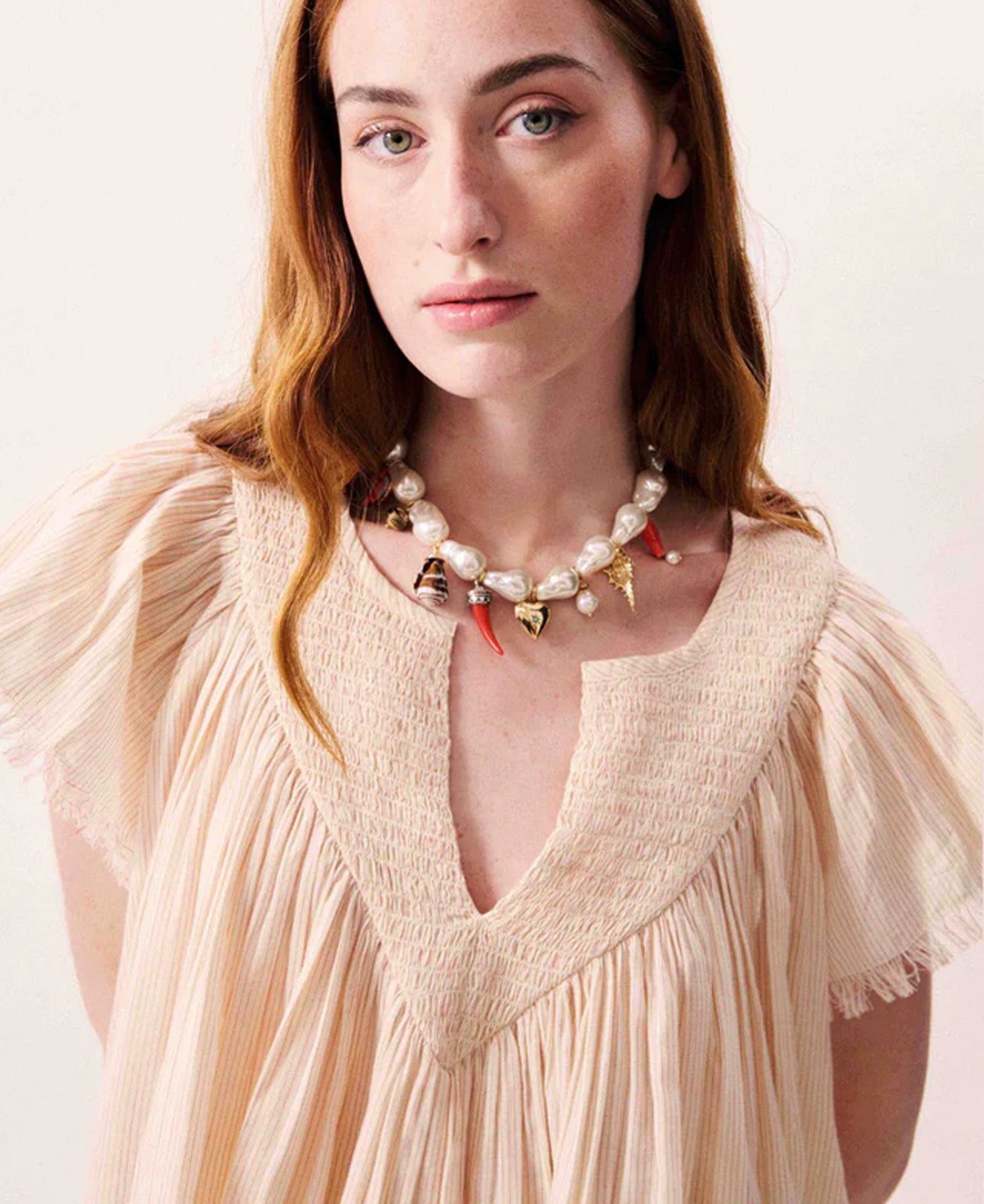 Novaelle Blouse - Rouge