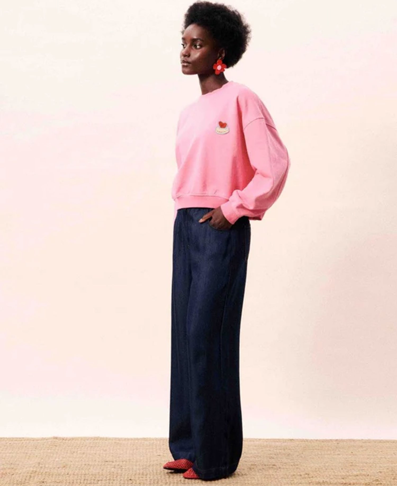 Tamise Sweatshirt - Rose