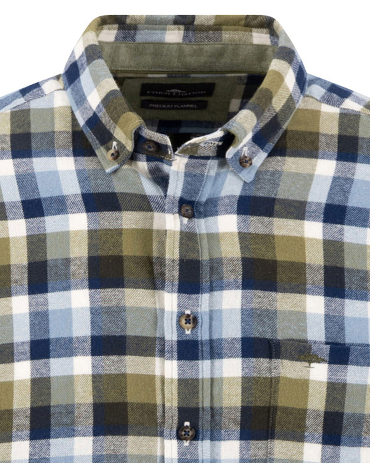 Flannel Check Shirt - Moss