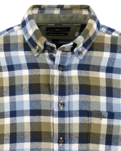 Flannel Check Shirt - Moss