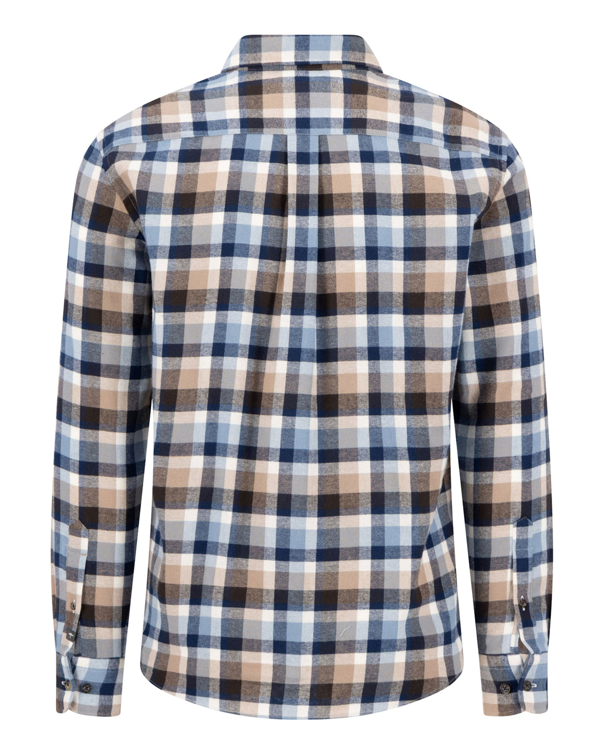 Flannel Check Shirt - Tobacco
