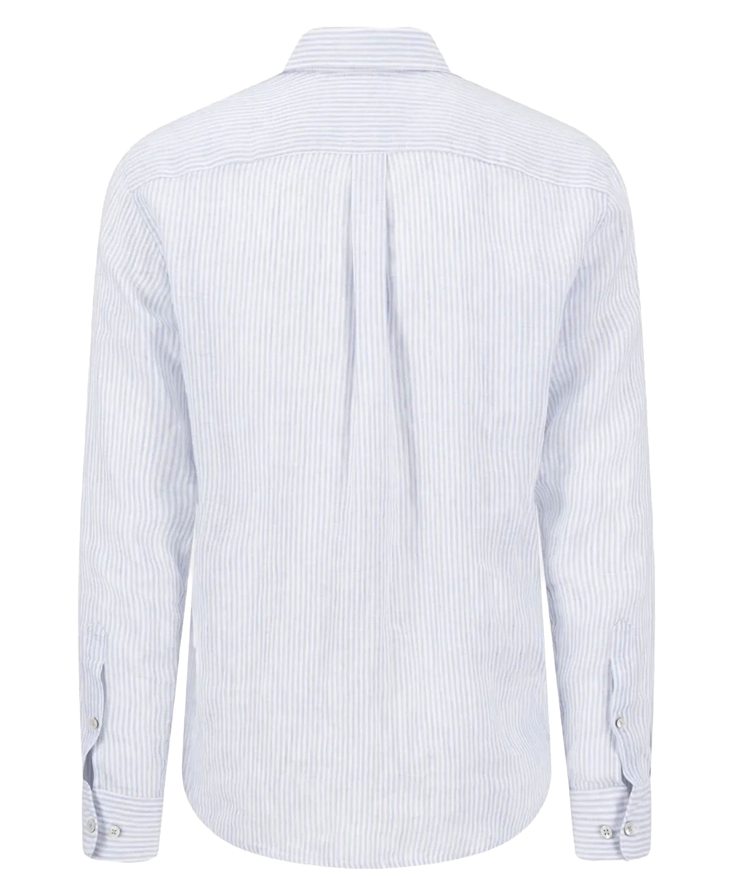 Classic Linen Stripe Button down 1/1 - New Breeze