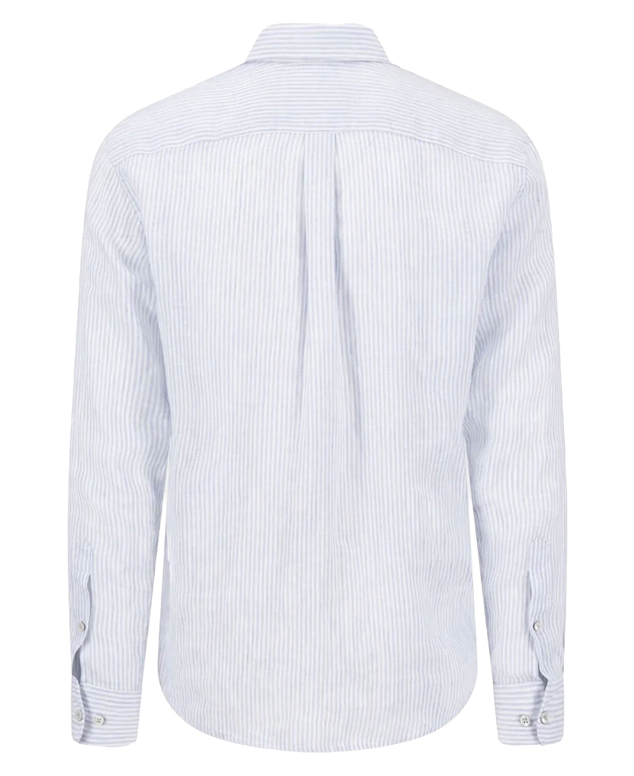 Classic Linen Stripe Button down 1/1 - New Breeze