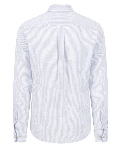 Classic Linen Stripe Button down 1/1 - New Breeze