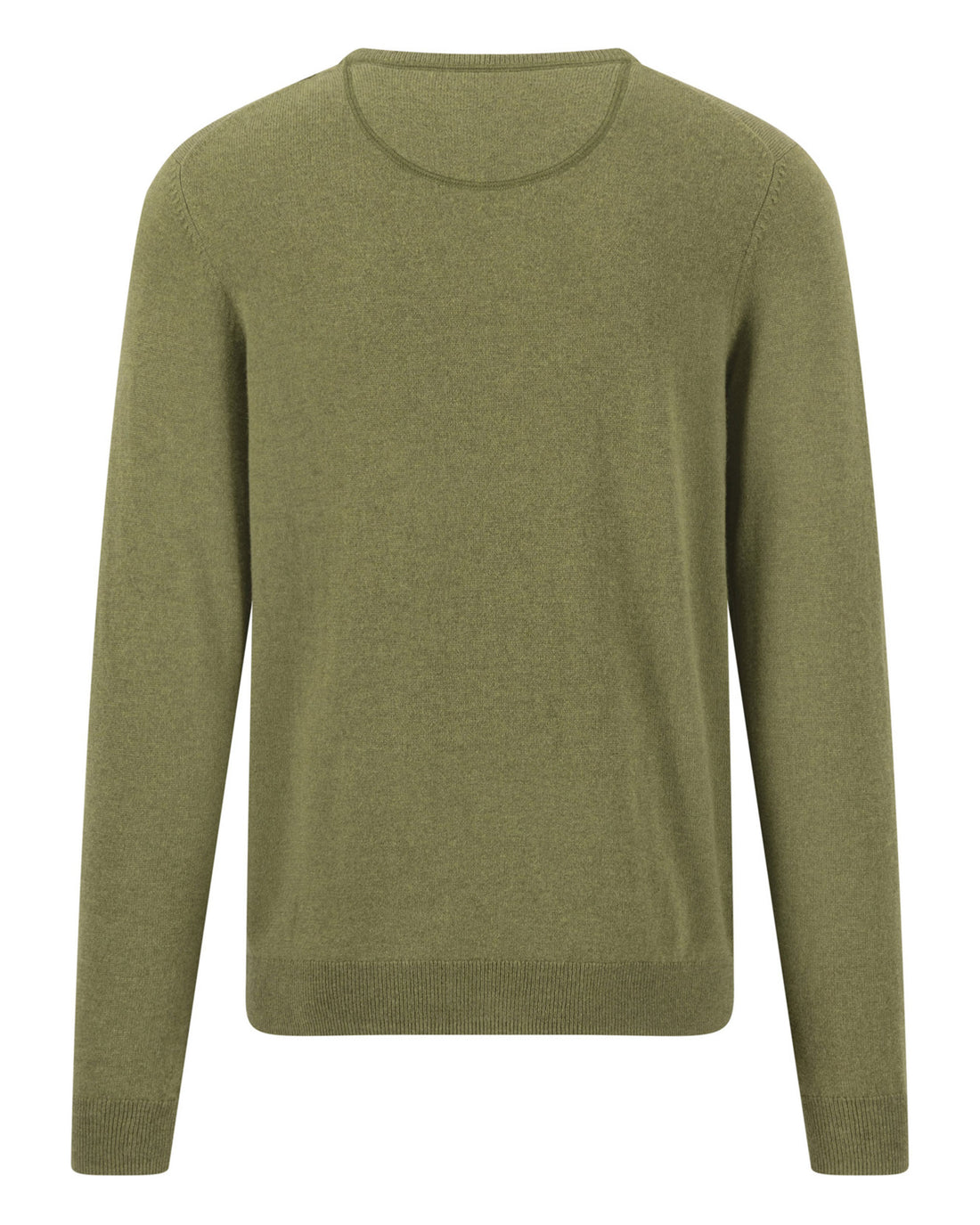 Merino Cashmere O-Neck - Moss
