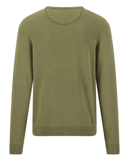 Merino Cashmere O-Neck - Moss