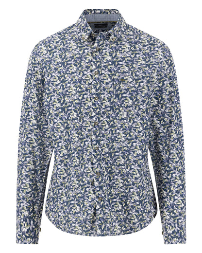 Premium Flower Print Shirt - Moss
