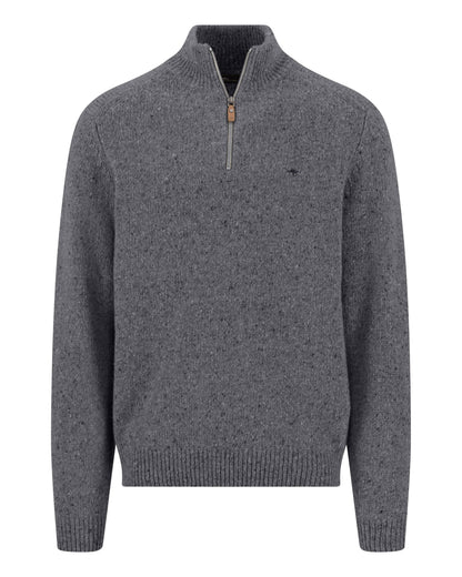 Troyer Zip Donegal Jumper - Cypress