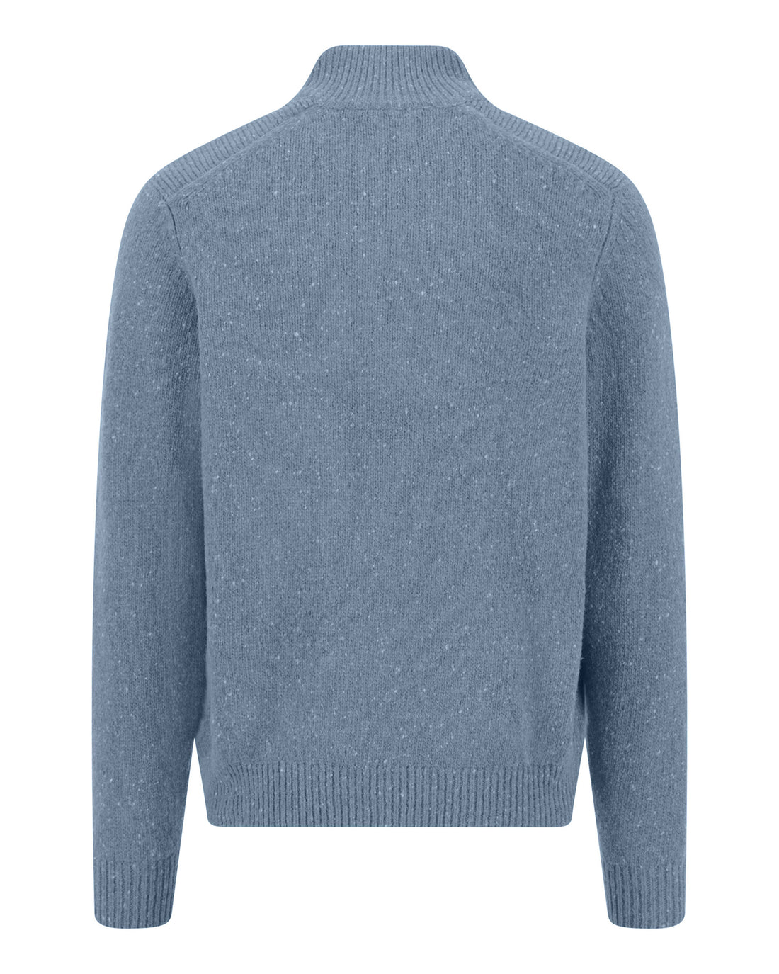 Troyer Zip Donegal Jumper - Air Blue