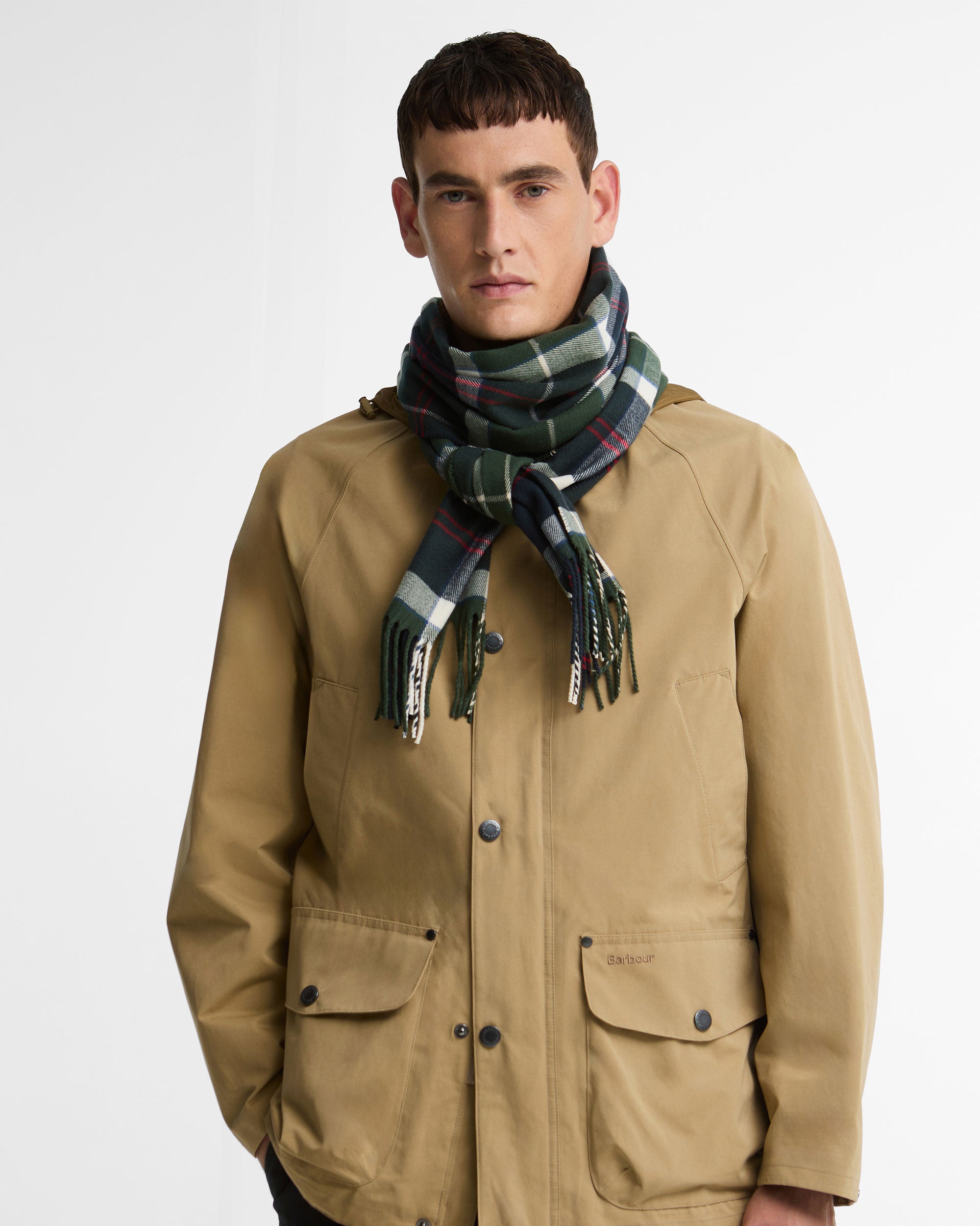 Galingale Tartan Scarf - Evergreen Tartan