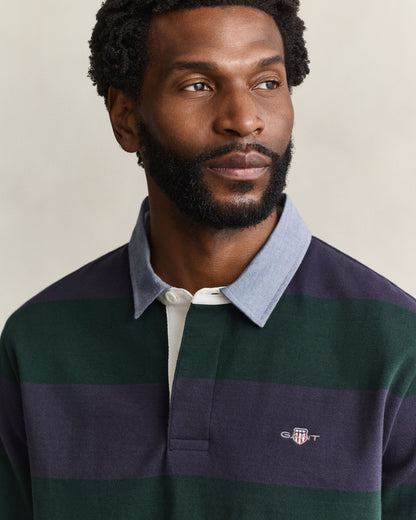Classic Heavy Rugger - Tartan Green
