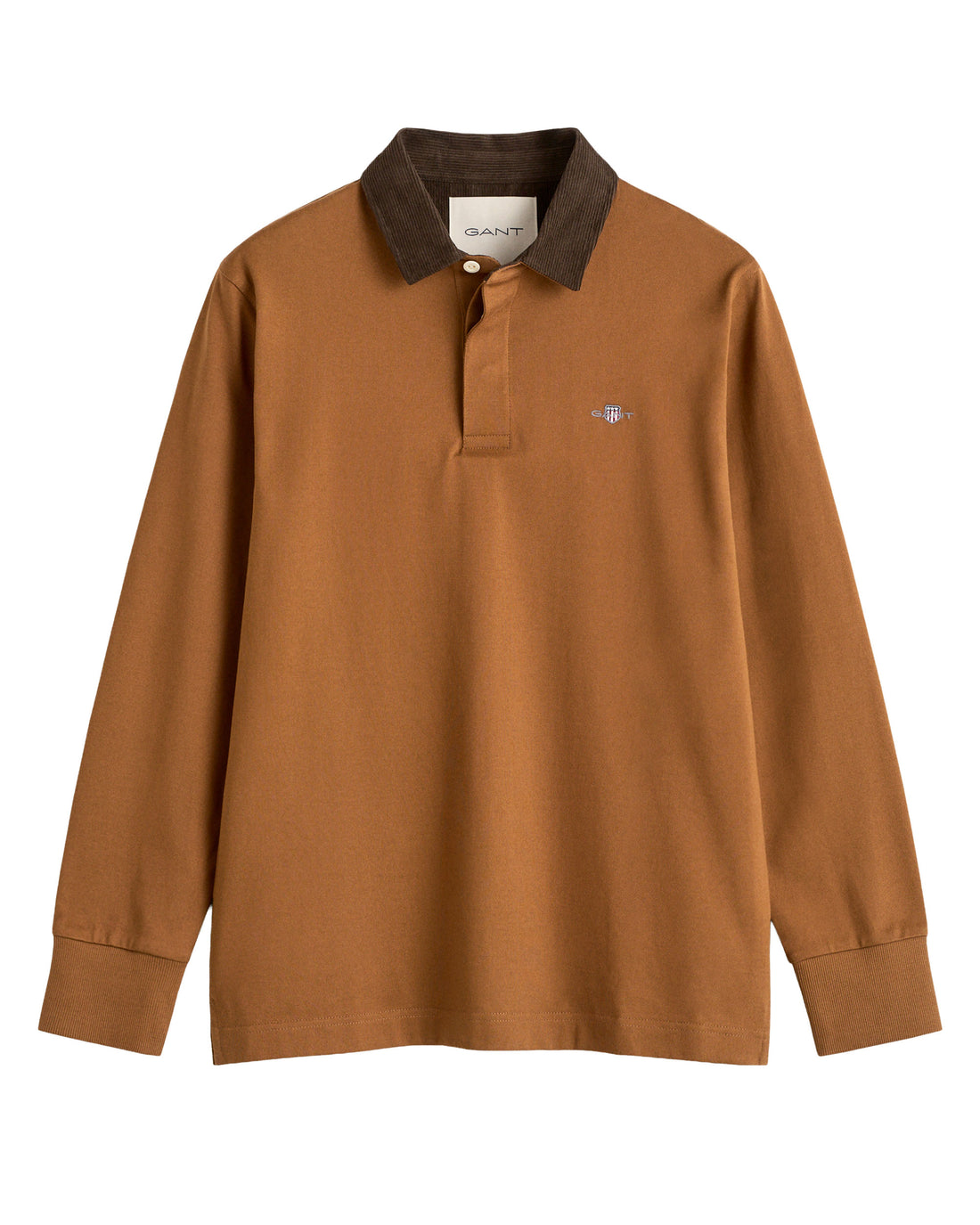 Cord Collar Rugger - Caramel Brown