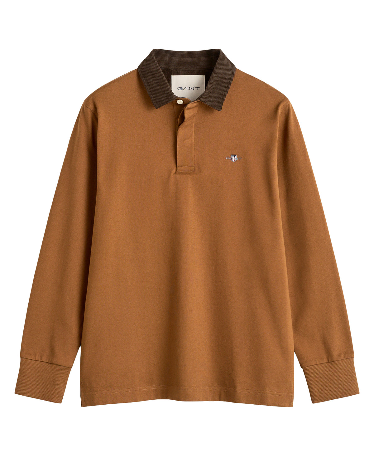 Cord Collar Rugger - Caramel Brown