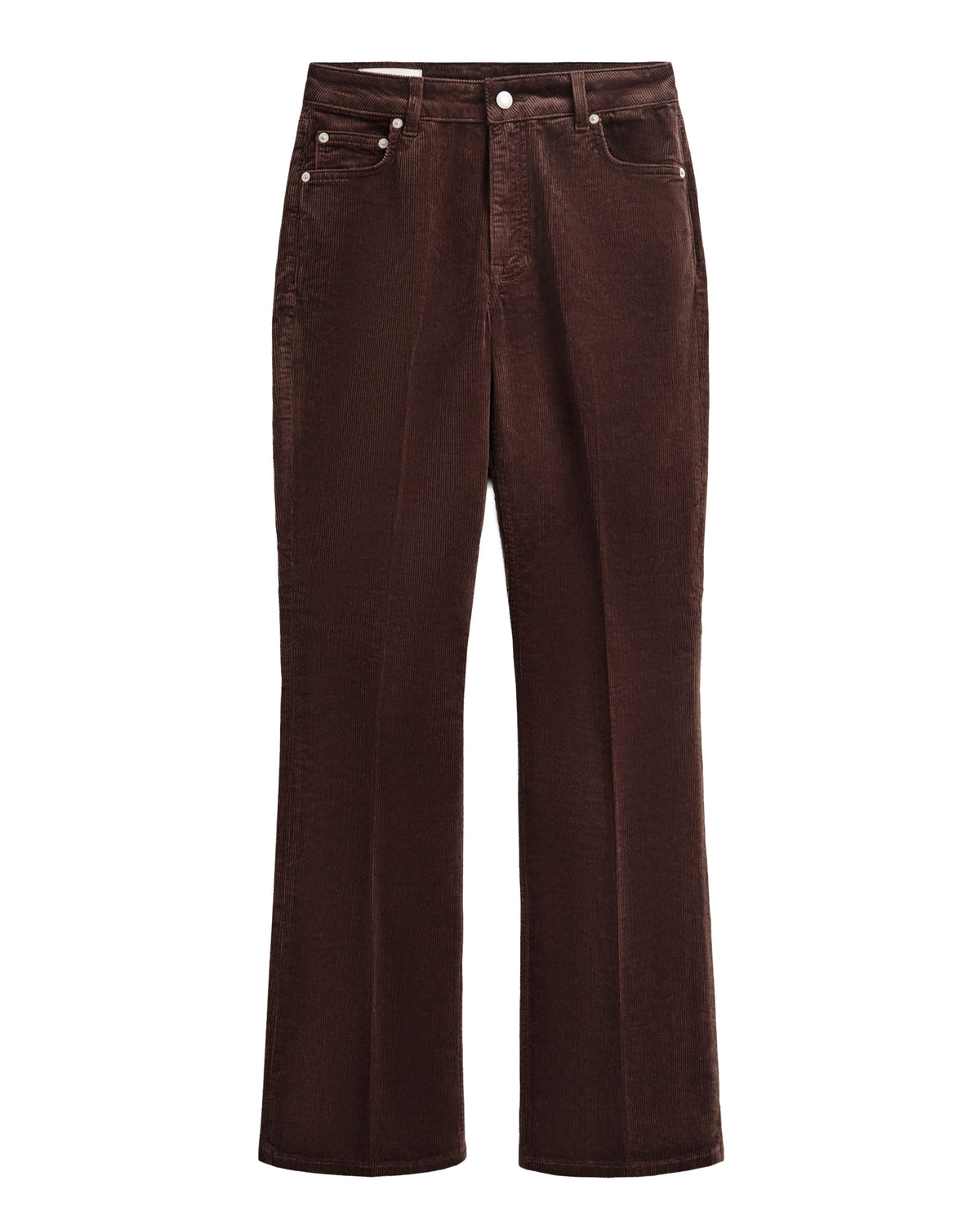 Corduroy Flare Jeans - Deep Brown