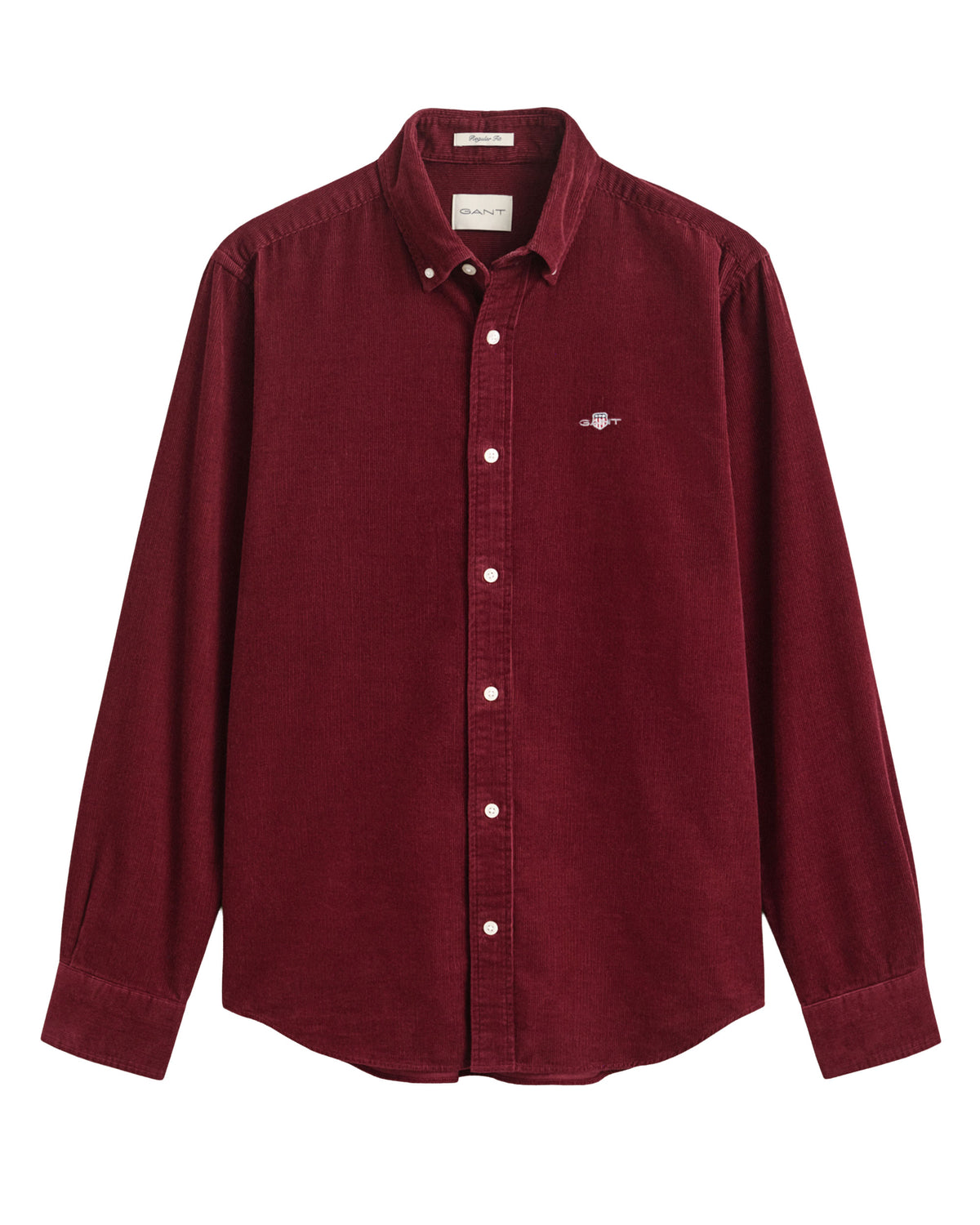 Regular Fit Corduroy Shirt - Deep Grape Wine