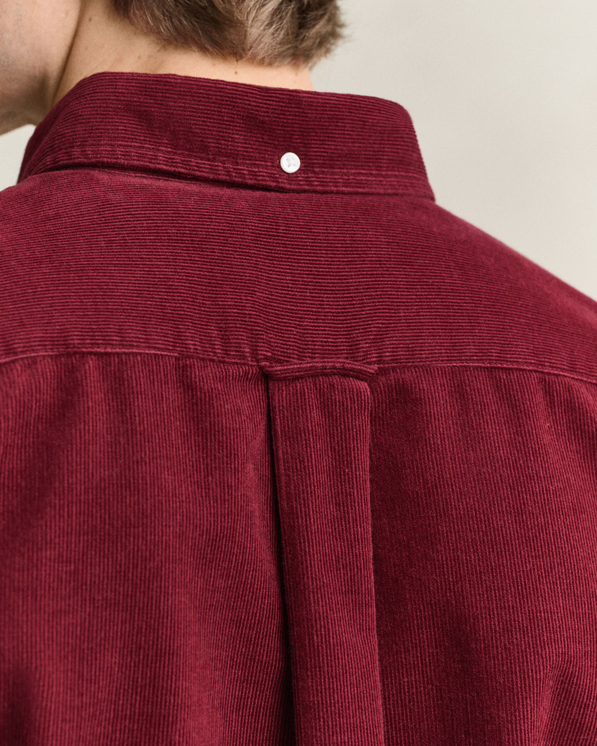 Regular Fit Corduroy Shirt - Deep Grape Wine