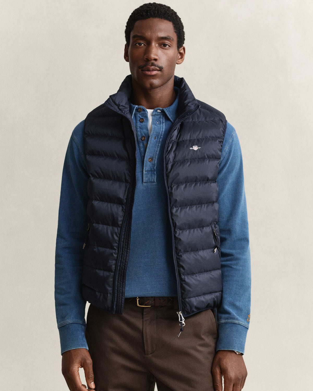 Light Down Vest - Evening Blue