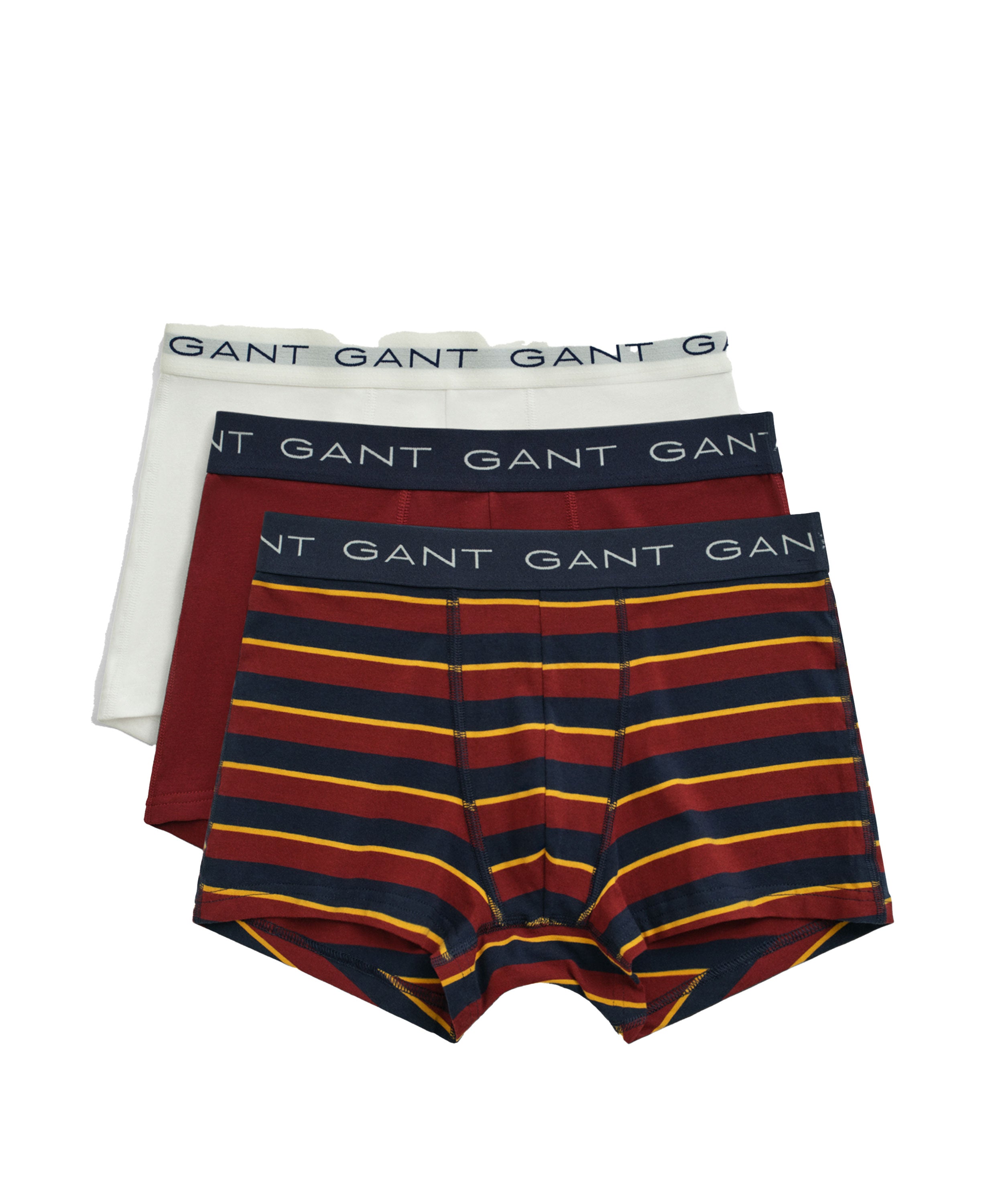 Multistriped Trunk 3-Pack - Plumped Red