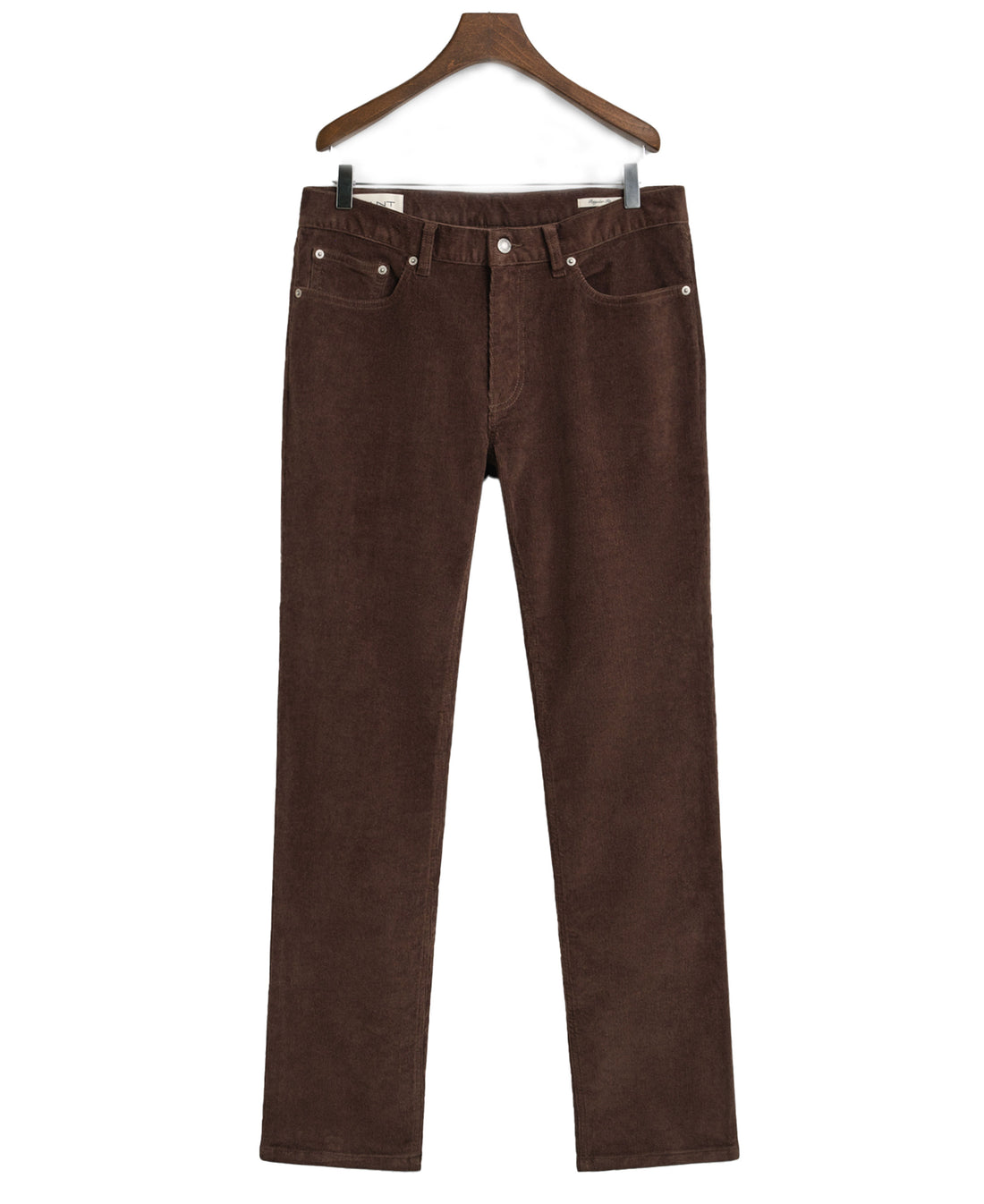 Regular Corduroy Jeans - Rich Brown