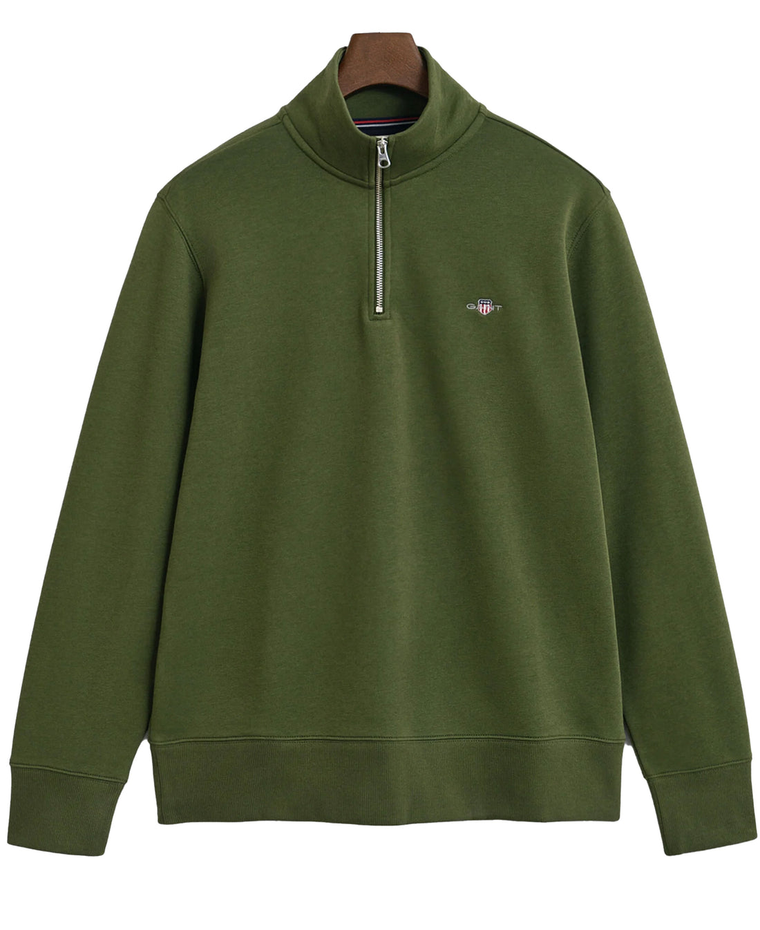 Regular Shield Half Zip Sweater - Country Green