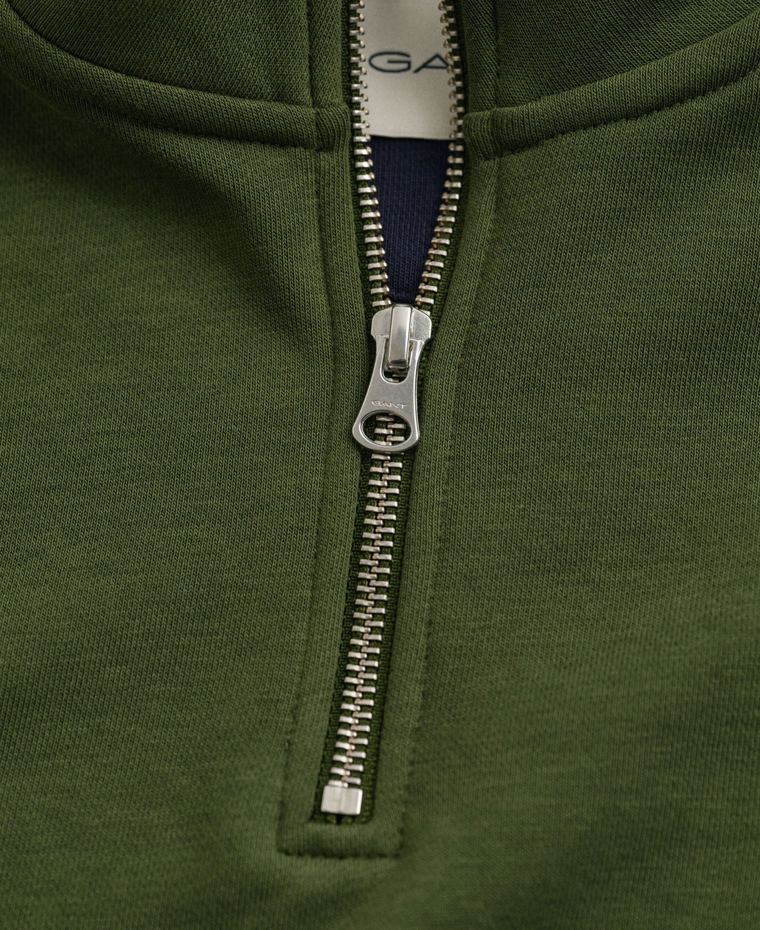 Regular Shield Half Zip Sweater - Country Green