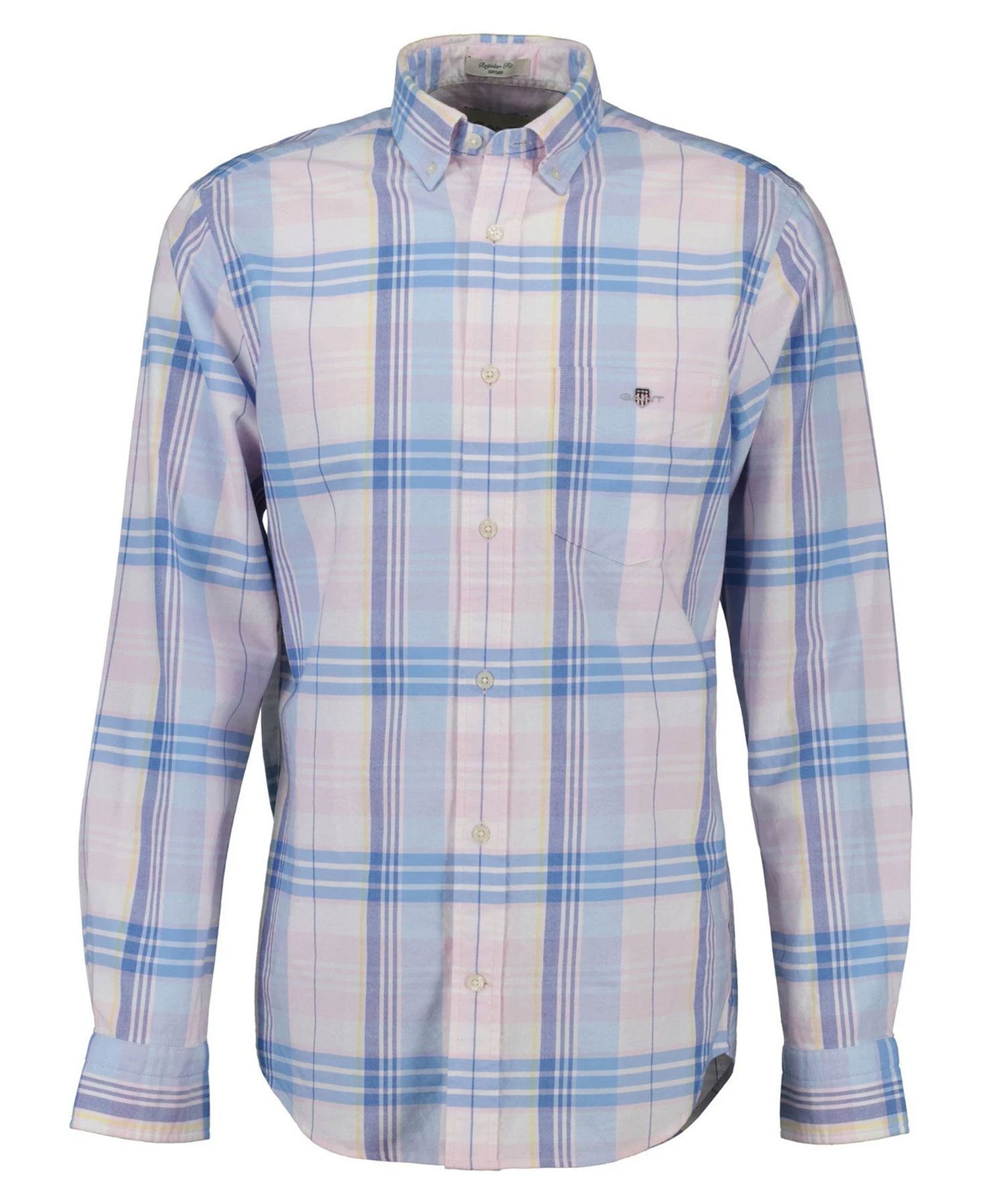 Regular Fit Classic Oxford Check Shirt - Light Pink