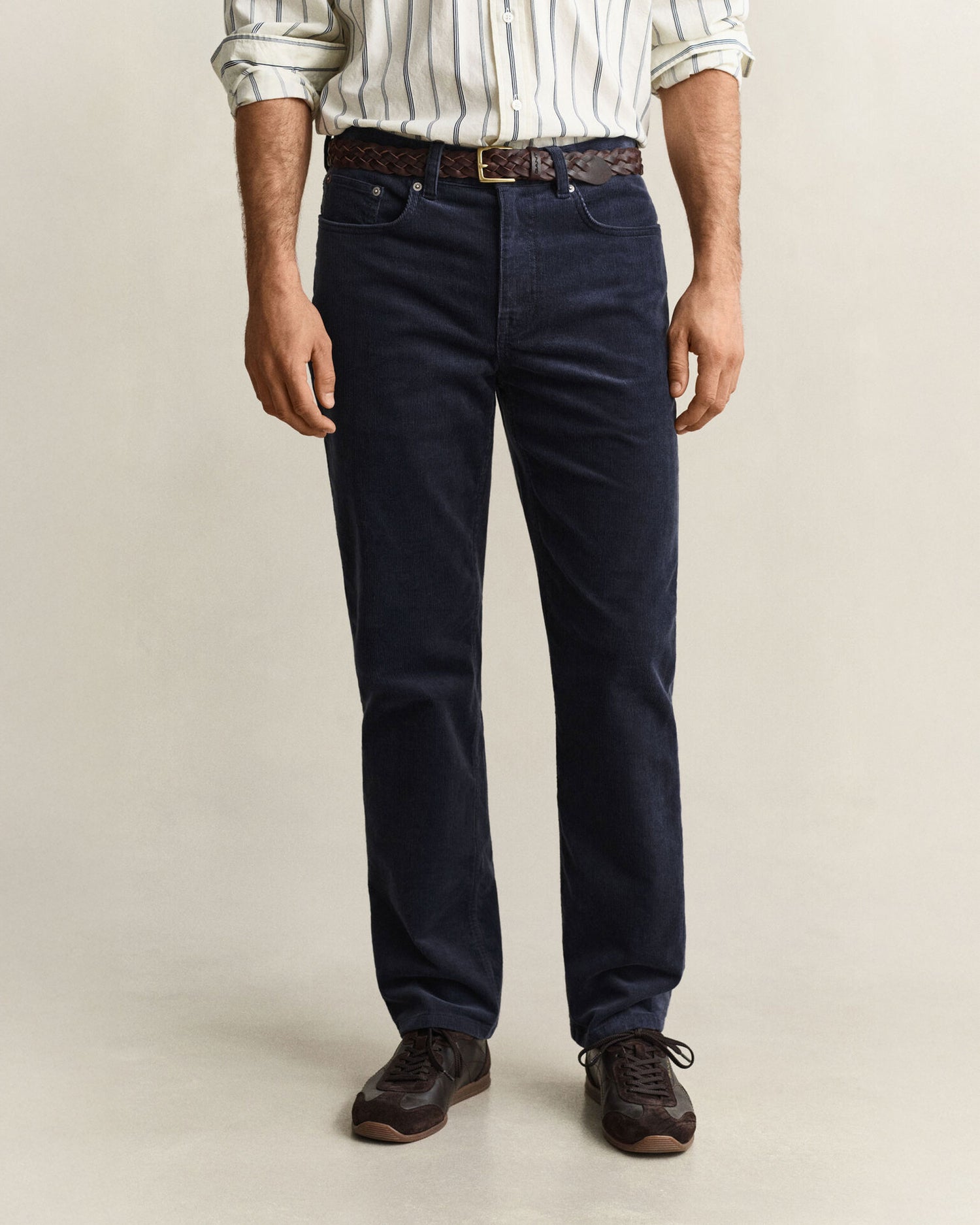 Regular Fit Corduroy Jeans - Evening Blue