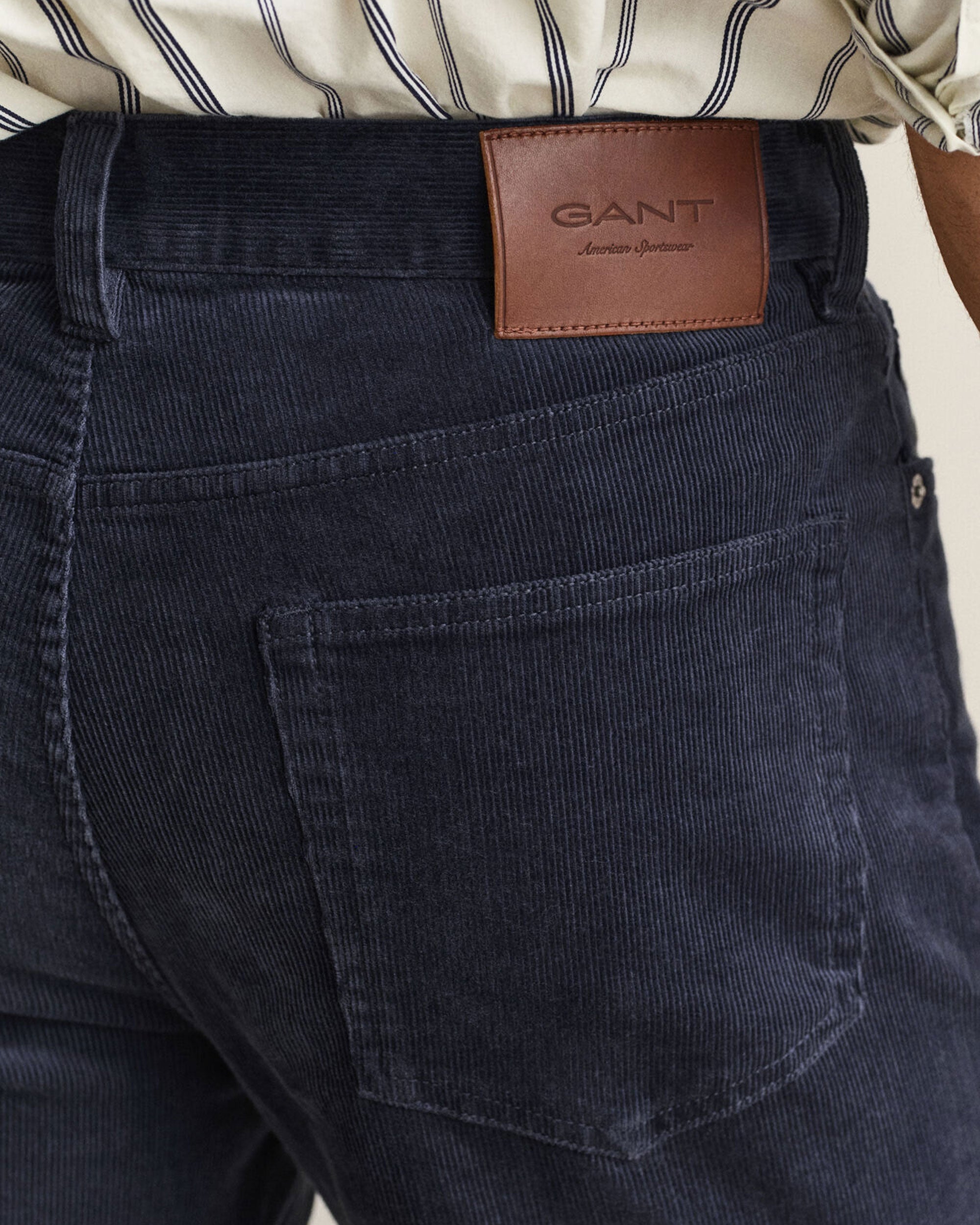 Regular Fit Corduroy Jeans - Evening Blue