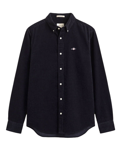 Regular Fit Corduroy Shirt - Evening Blue