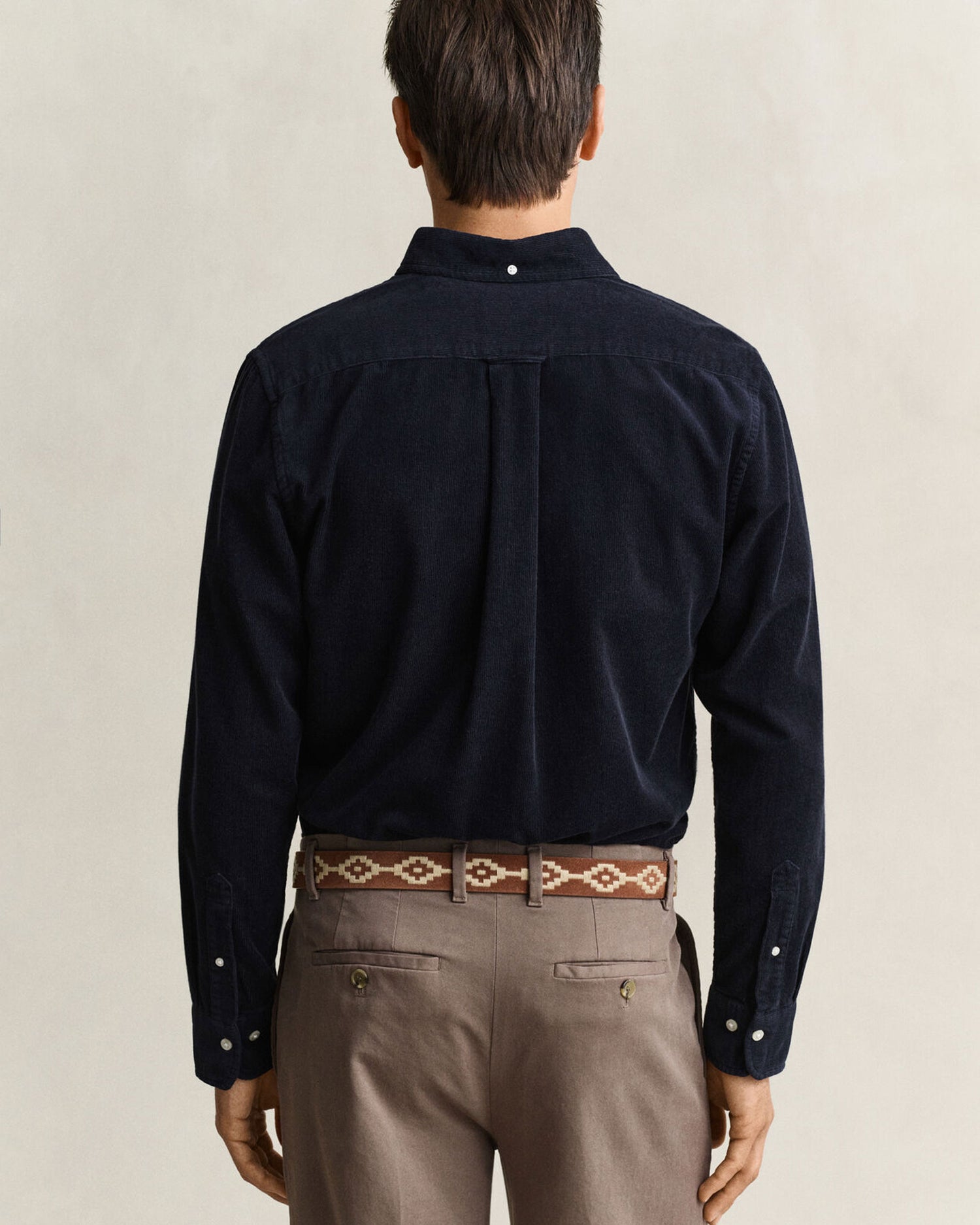 Regular Fit Corduroy Shirt - Evening Blue
