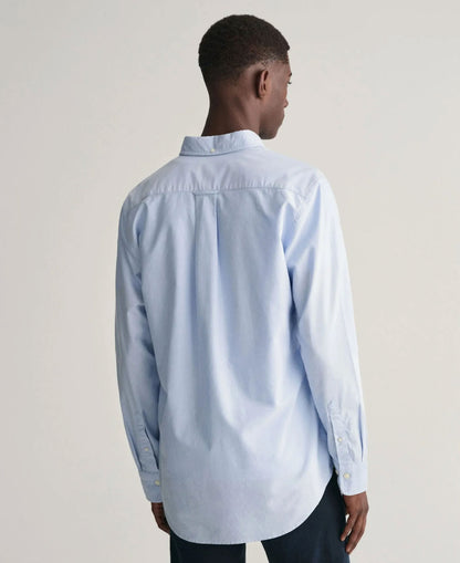 Regular FIt Cotton Linen Shirt - Fresh Blue