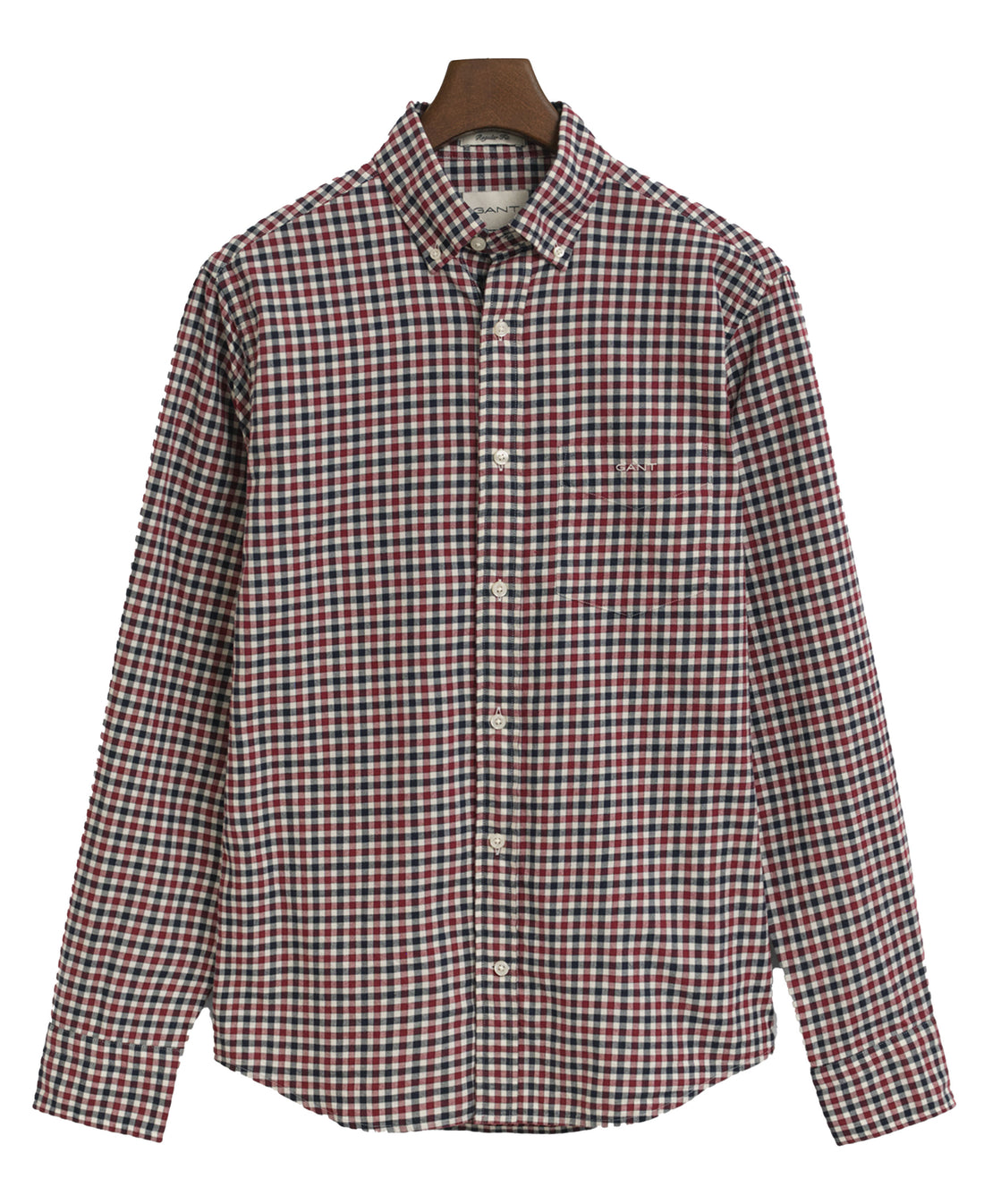 Reg Twill Gingham Shirt - Plumped Red